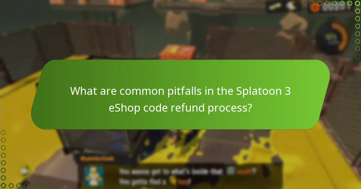How do Splatoon 3 eShop code refunds compare to other Nintendo game refunds?