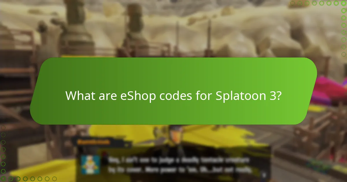 What are the common issues with eShop codes?